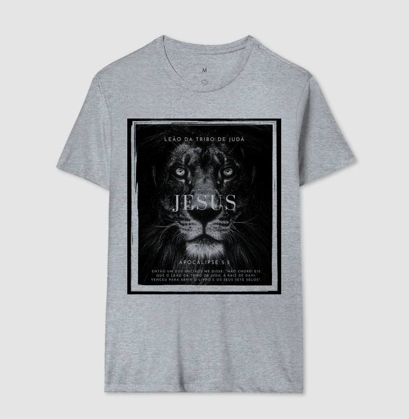 Camiseta Masculina | Leão Da Tribo De Judá