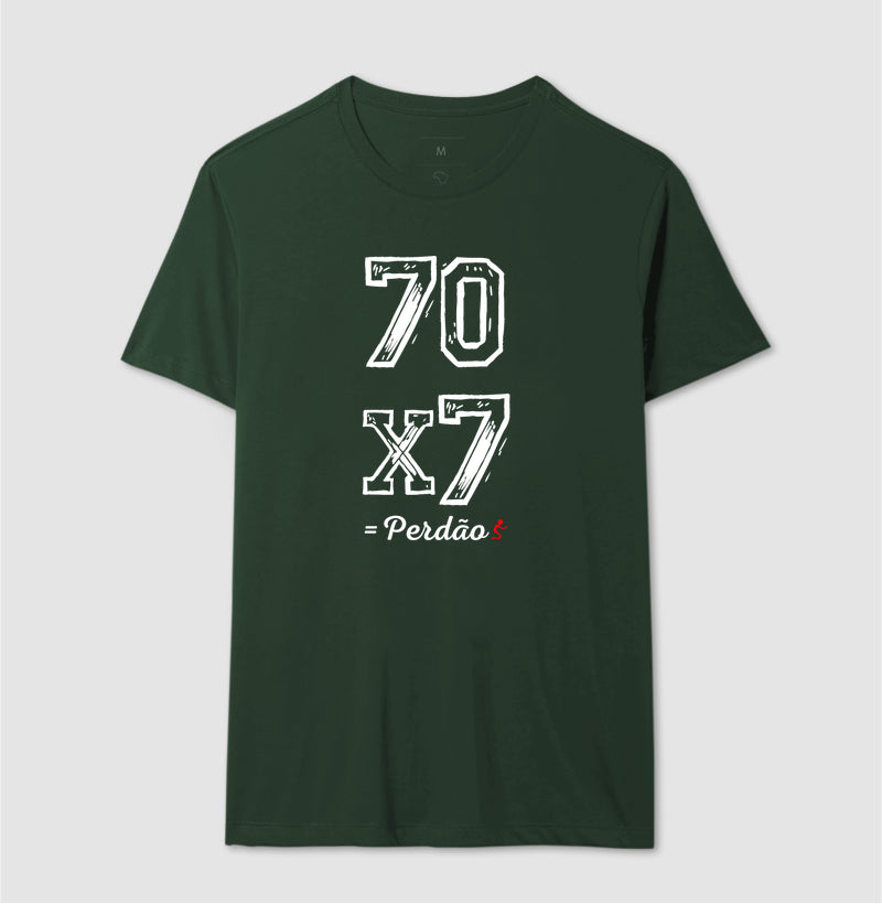 Camiseta Masculina | Perdão 70x7