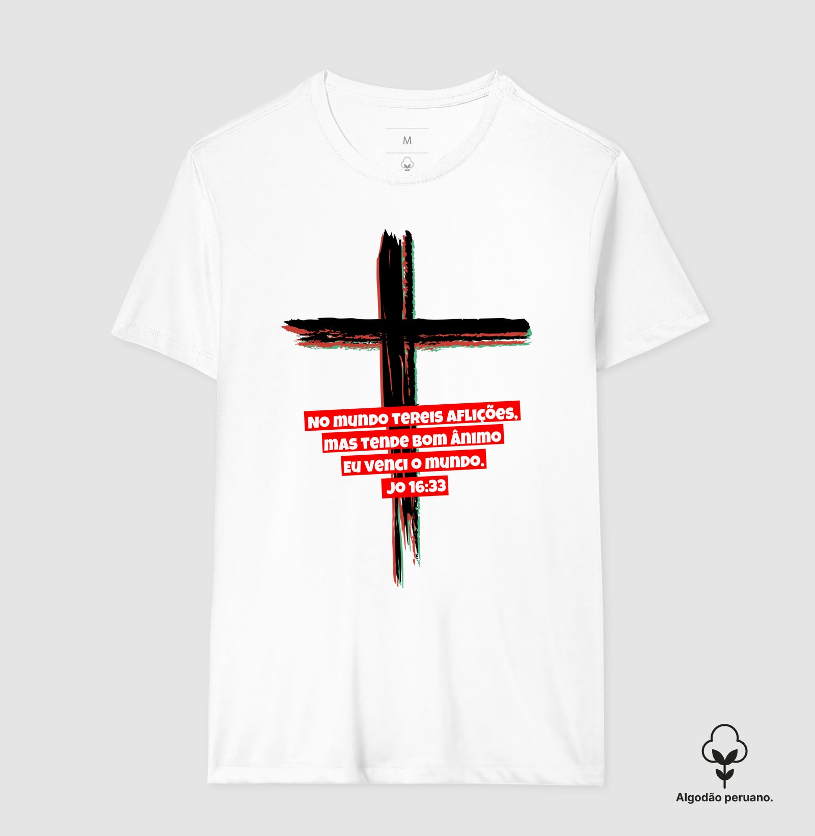 Camiseta Masculina Peruana | A mensagem da Cruz