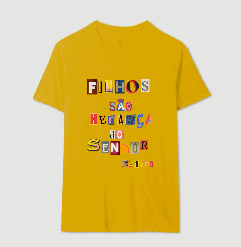Camiseta Masculina | Filhos São Herança Do Senhor