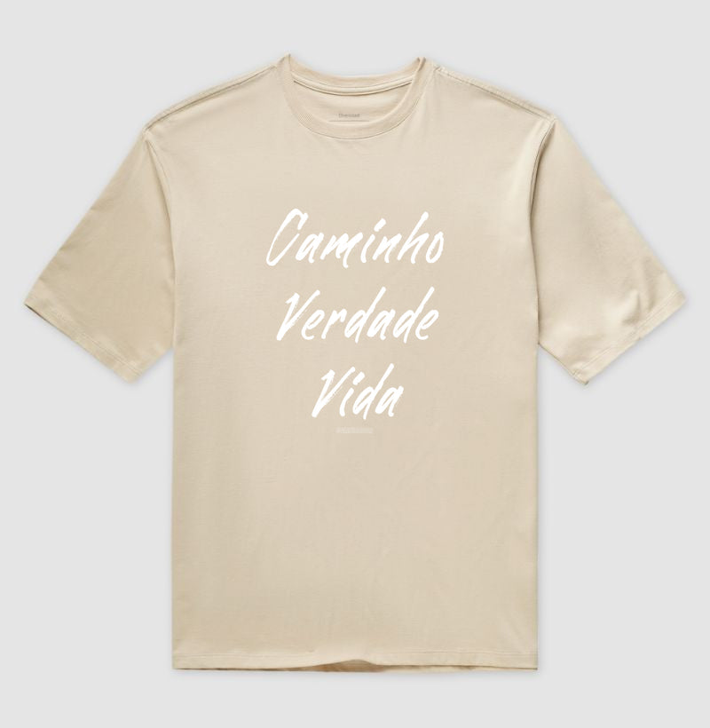 Camiseta Oversized | Caminho Verdade Vida II