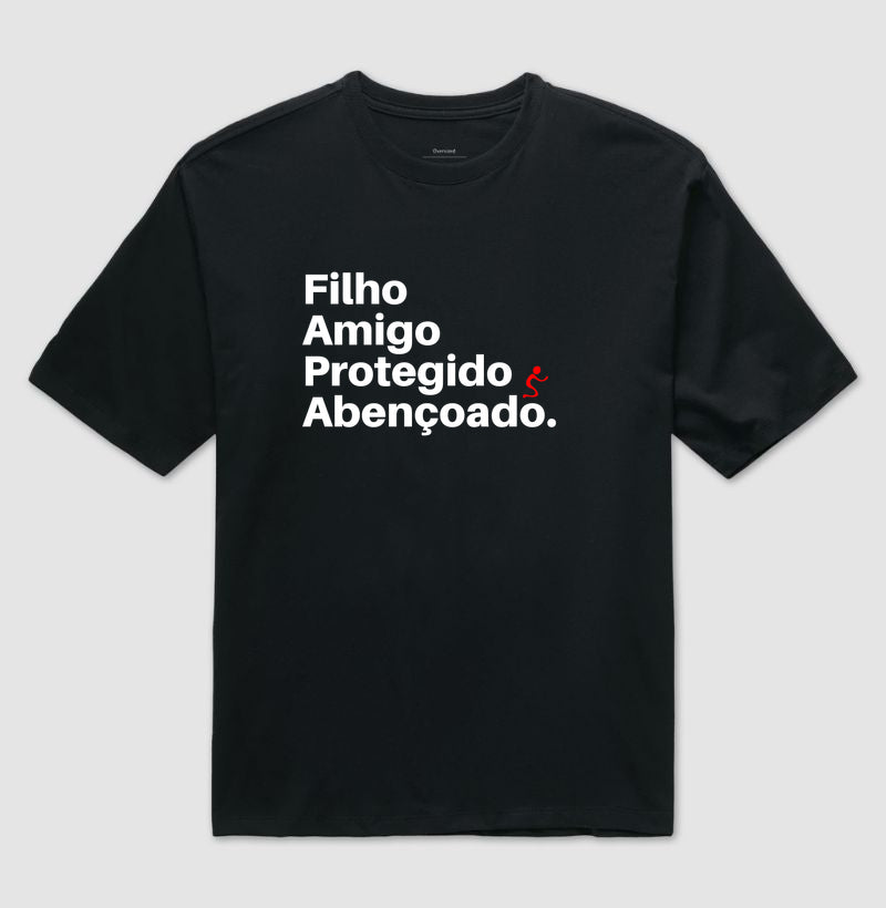 Camiseta Oversized | Abençoado