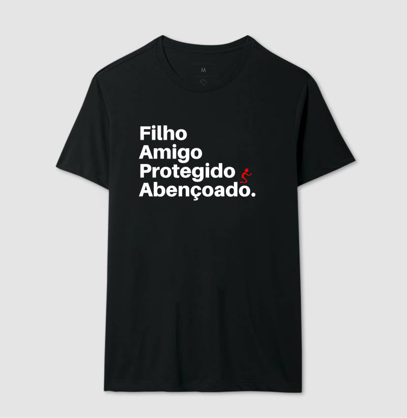 Camiseta Masculina | Abençoado