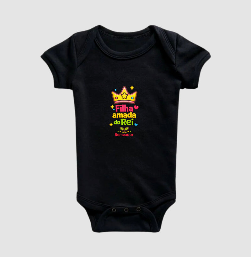 Body Infantil | Filha Amada de Deus