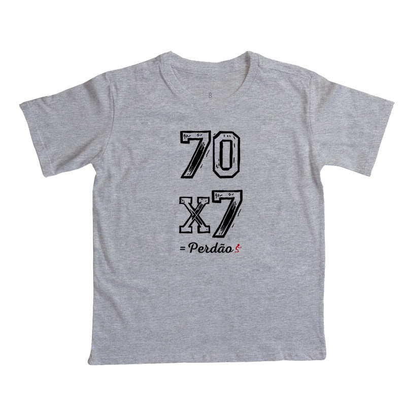Camiseta Infantil | Perdão 70x7