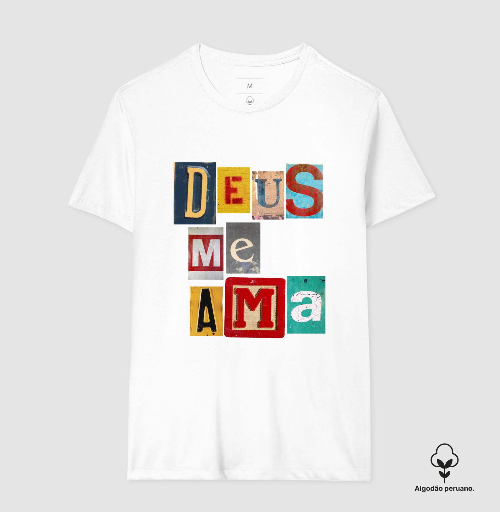 Camiseta Masculina Peruana | Deus Me Ama