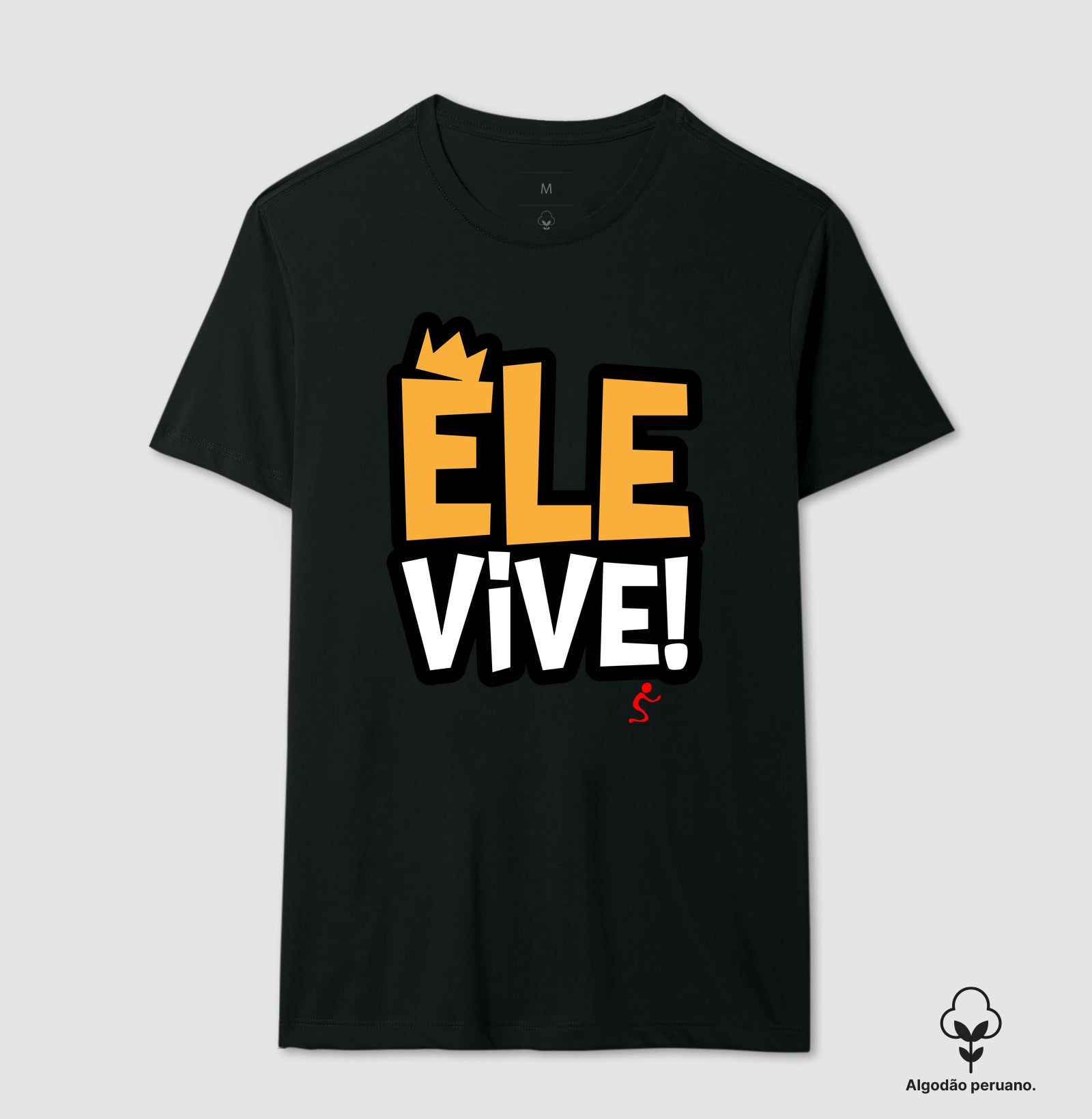 Camiseta Masculina Peruana | Ele vive
