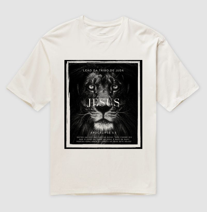 Camiseta Oversized | Leão Da Tribo De Judá