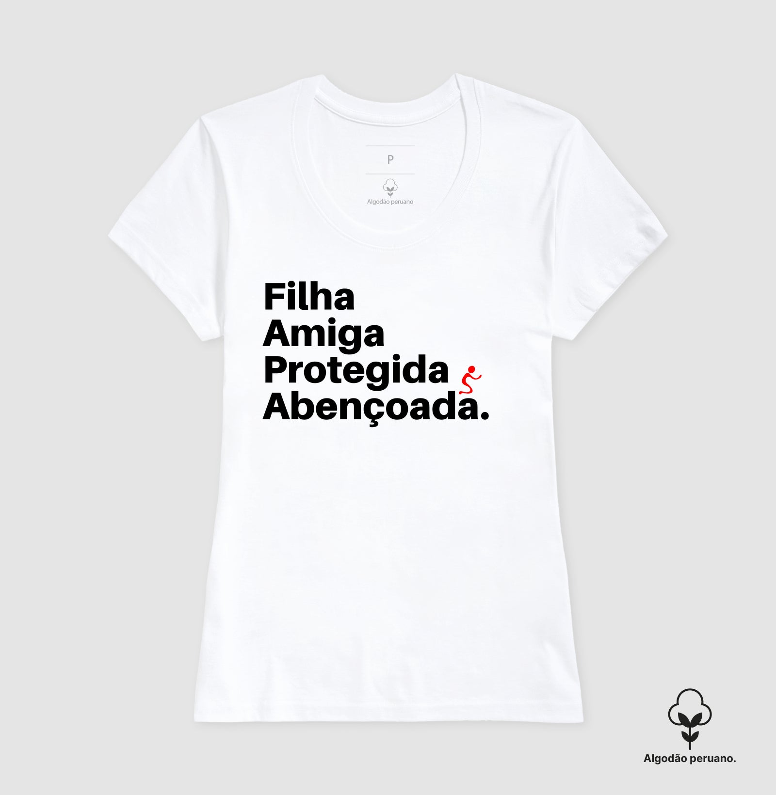 Camiseta Feminina Peruana | Abençoada