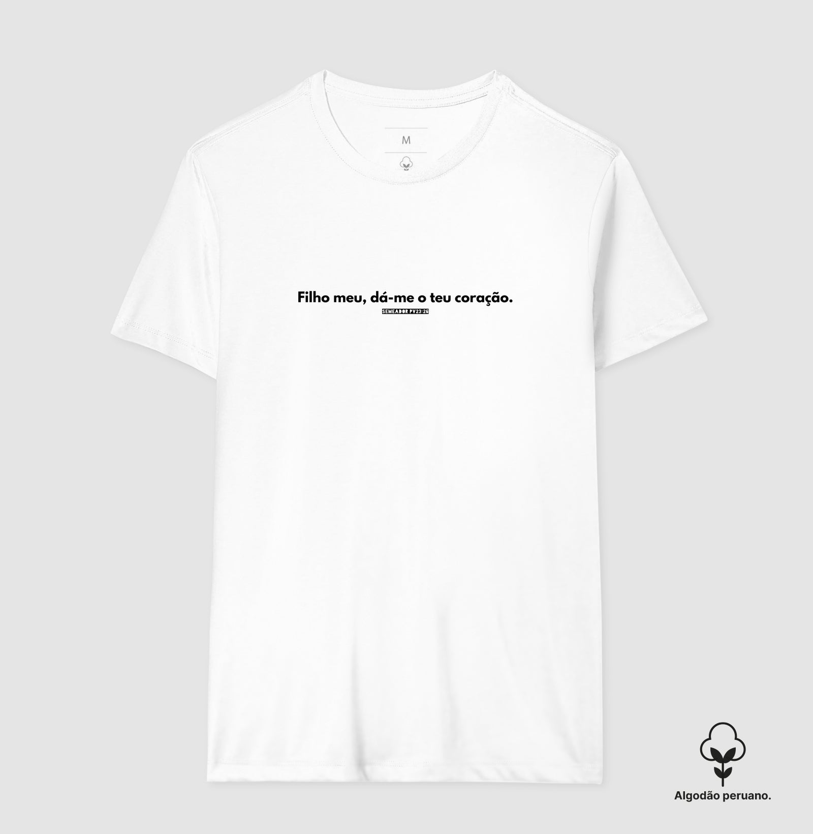 Camiseta Masculina Peruana | Dá-me o Teu Coração