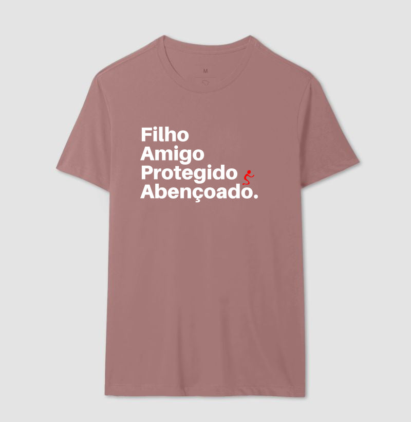 Camiseta Masculina | Abençoado