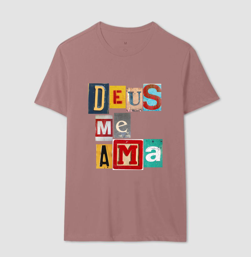 Camiseta Masculina | Deus Me Ama