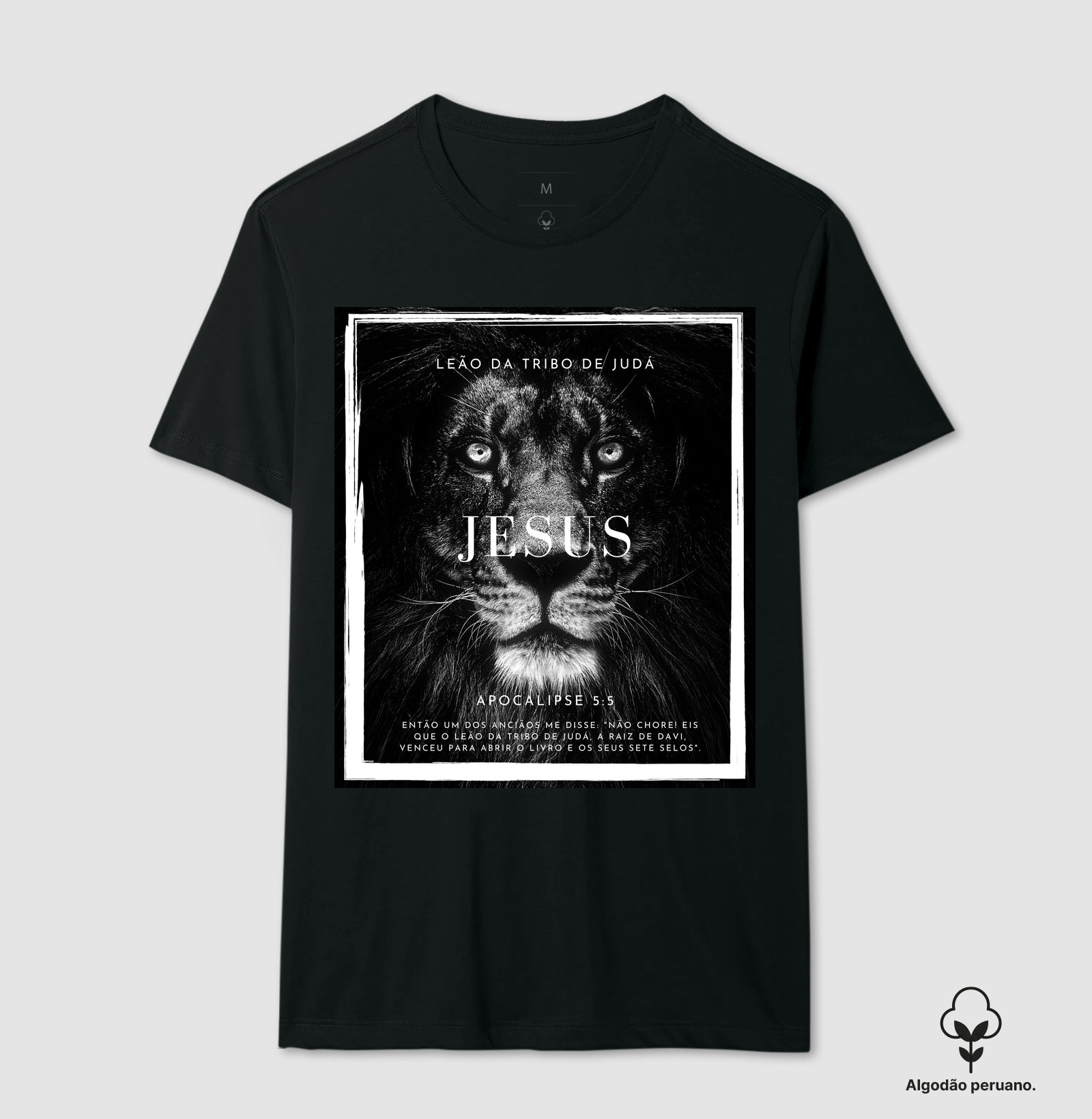 Camiseta Masculina Peruana | Leão Da Tribo De Judá