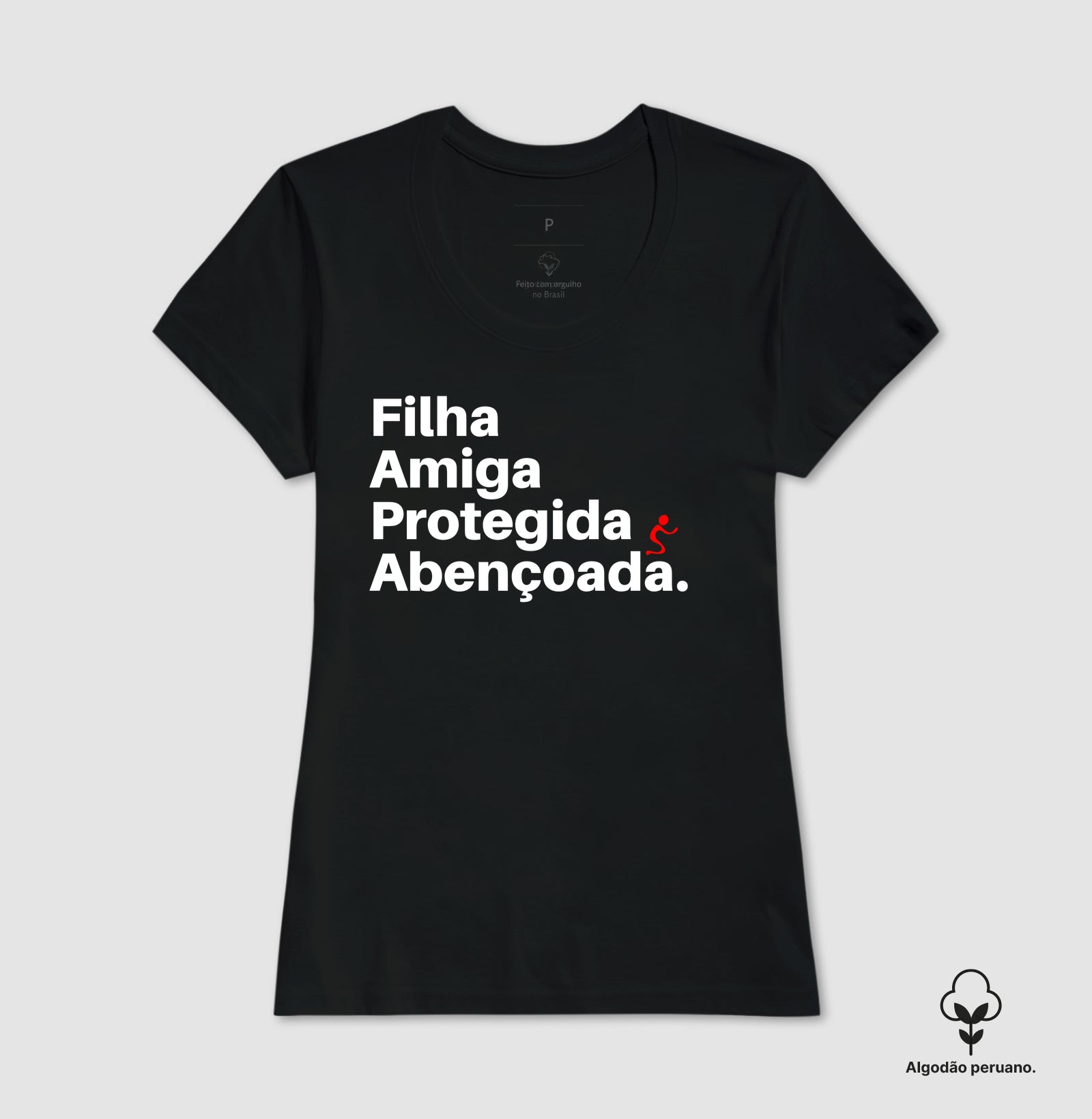 Camiseta Feminina Peruana | Abençoada
