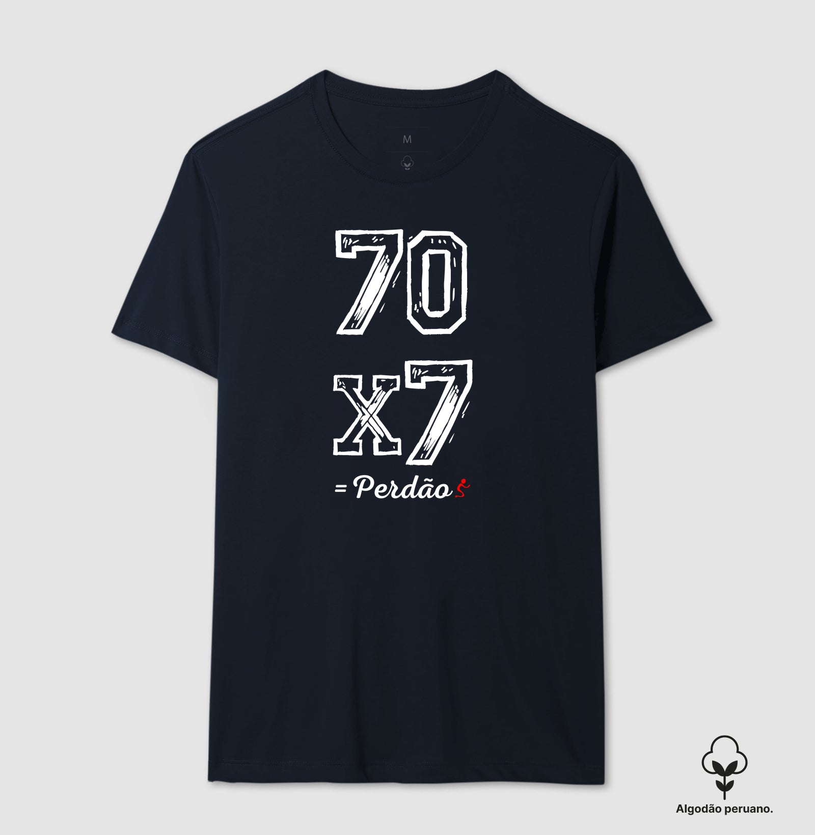 Camiseta Masculina Peruana | Perdão 70x7