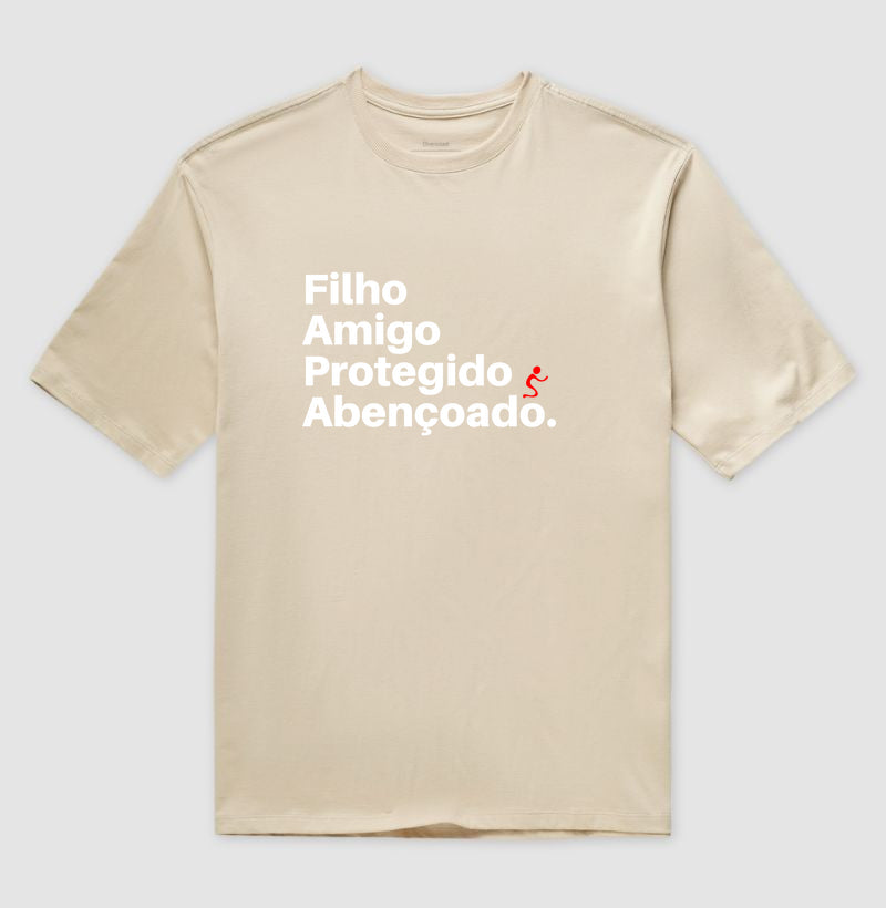 Camiseta Oversized | Abençoado