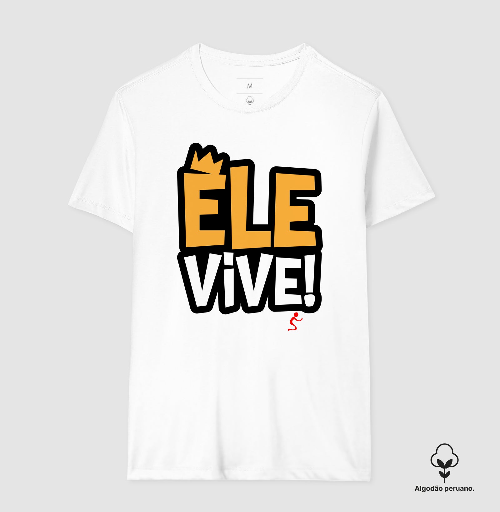 Camiseta Masculina Peruana | Ele vive