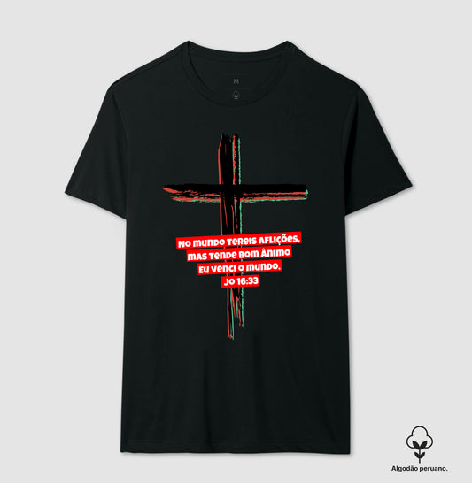 Camiseta Masculina Peruana | A mensagem da Cruz