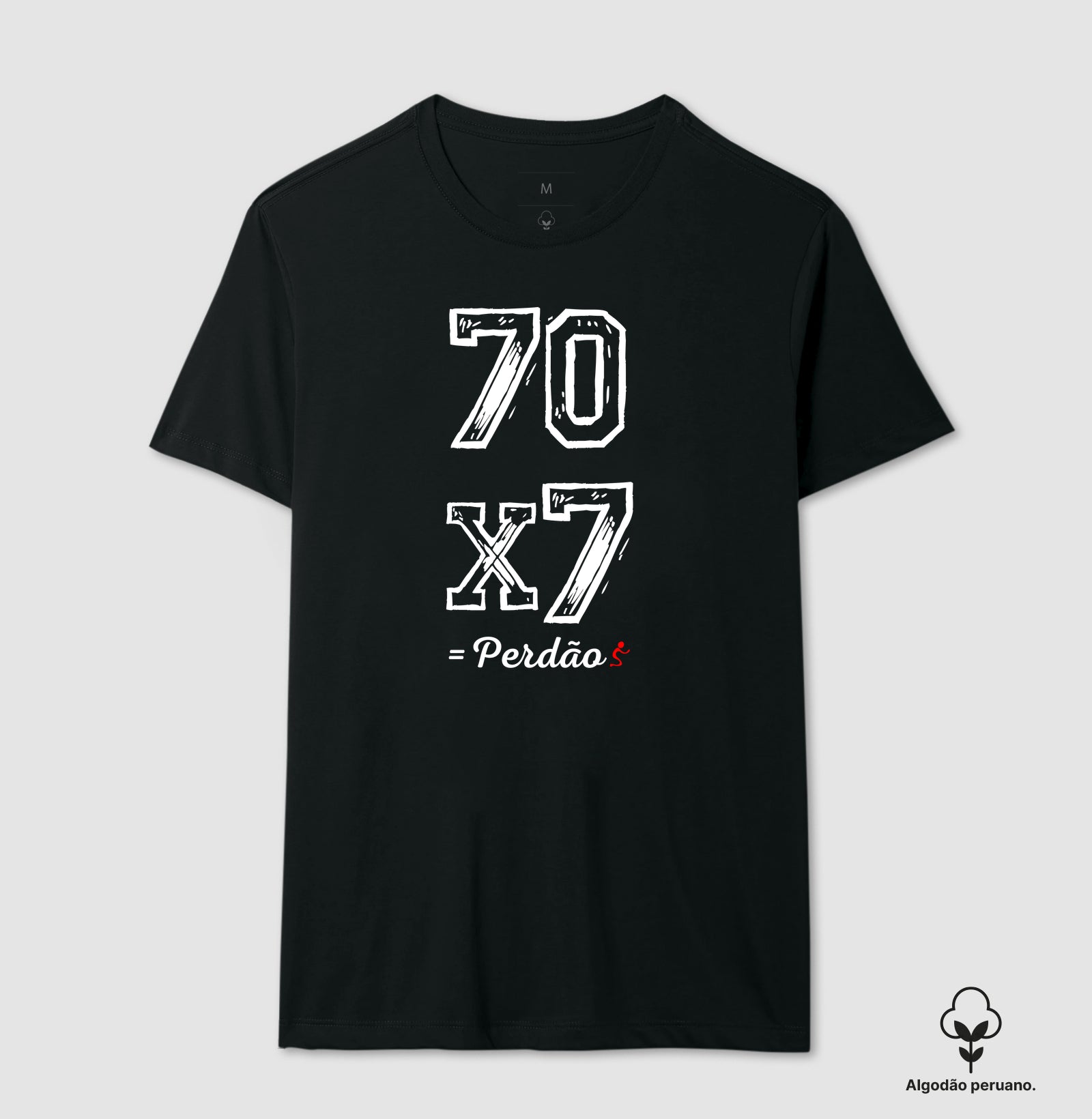 Camiseta Masculina Peruana | Perdão 70x7