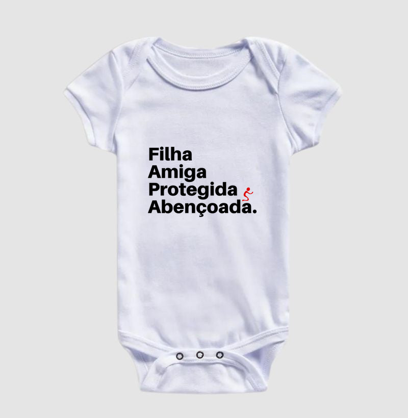 Body Infantil | Abençoada