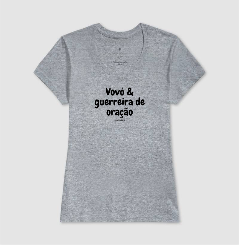 Camiseta Feminina | Vovó Guerreira de Oração