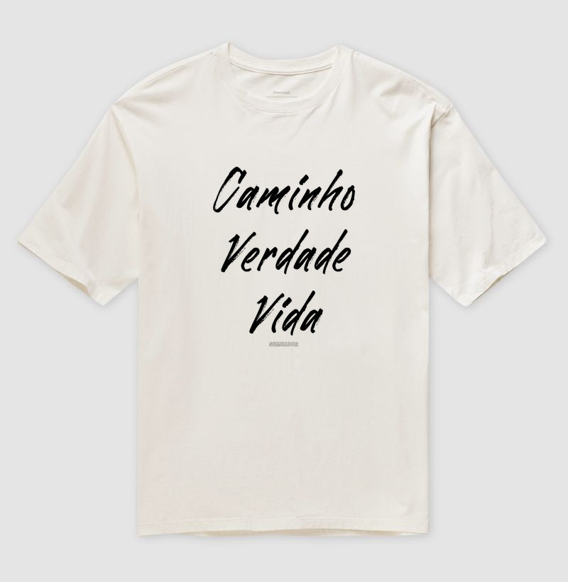 Camiseta Oversized | Caminho Verdade Vida II