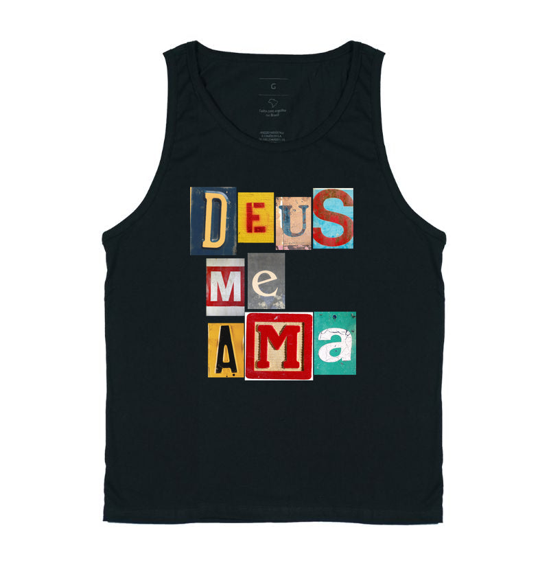 Camiseta Regata | Deus Me Ama