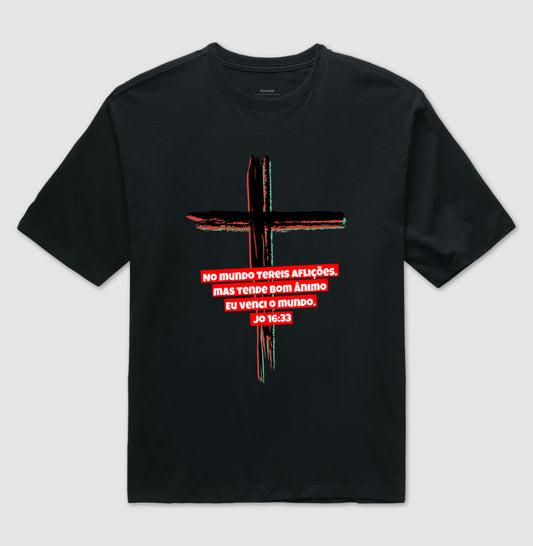 Camiseta Oversized | A mensagem da Cruz