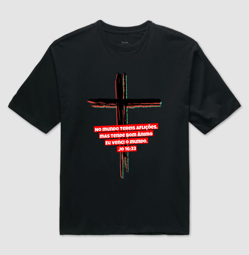 Camiseta Oversized | A mensagem da Cruz