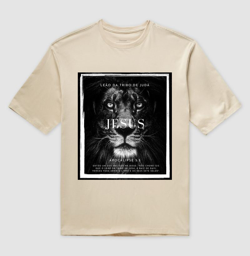Camiseta Oversized | Leão Da Tribo De Judá