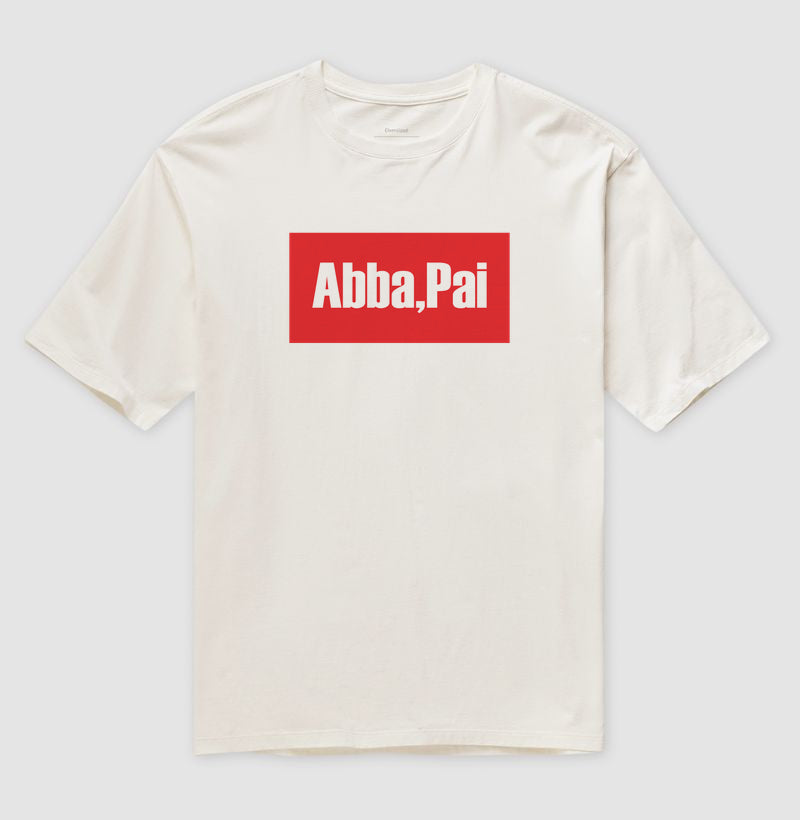 Camiseta Oversized | Abba, Pai