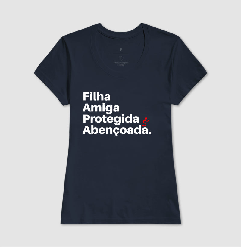 Camiseta Feminina | Abençoada