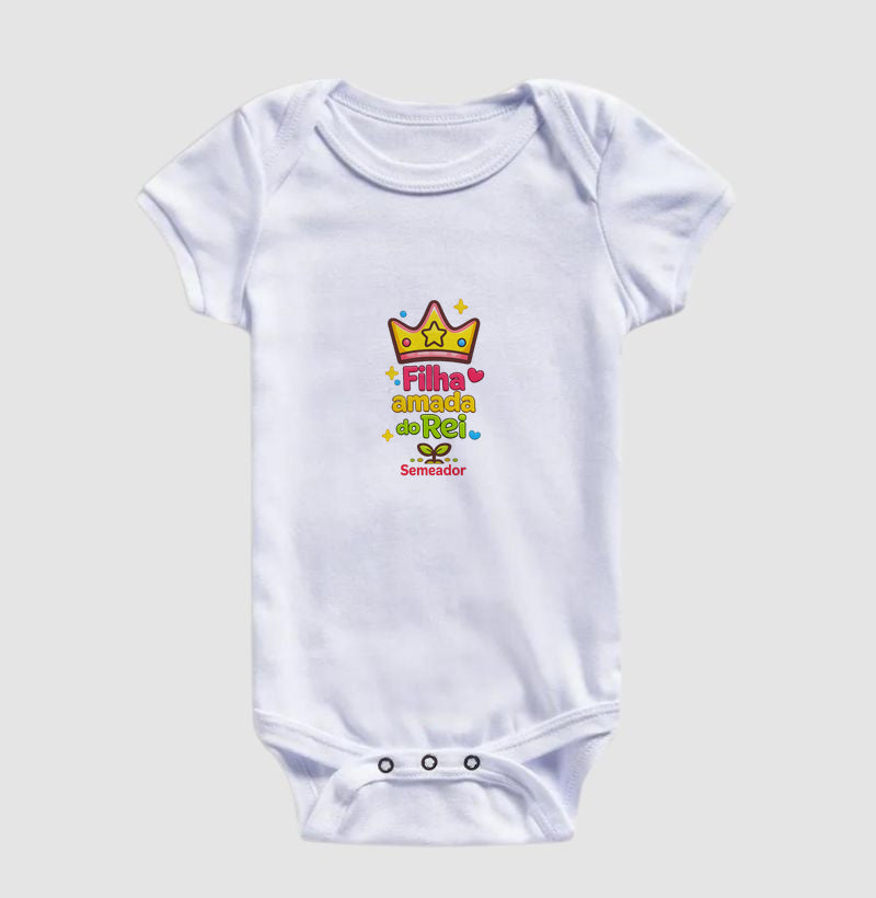 Body Infantil | Filha Amada de Deus