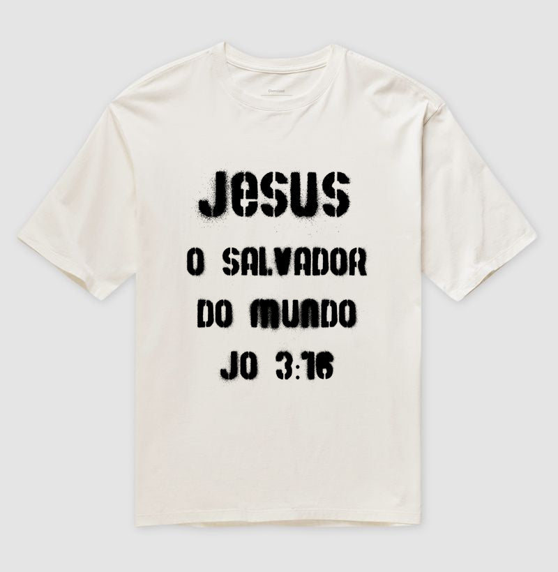 Camiseta Oversized | O Salvador do Mundo