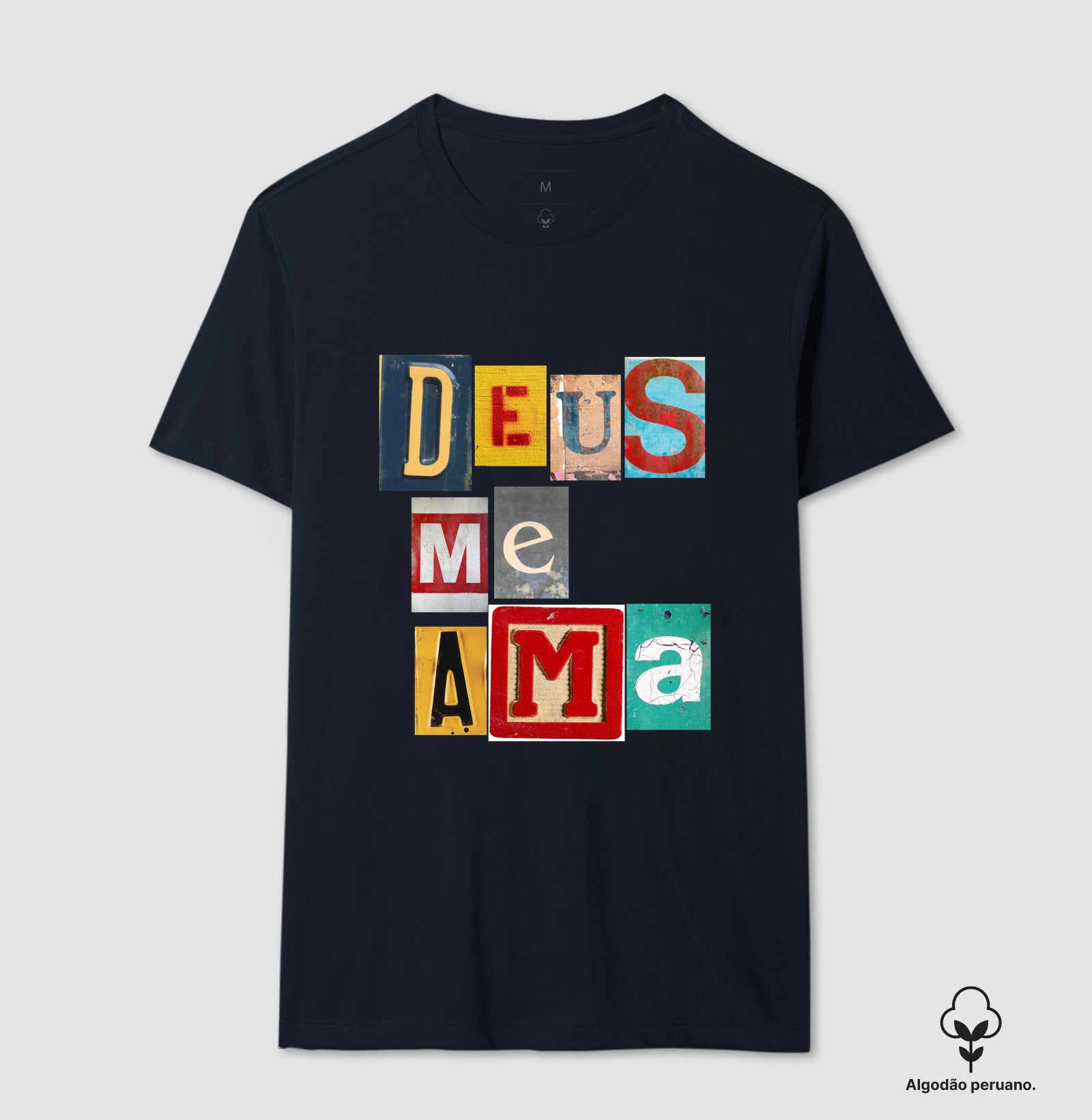 Camiseta Masculina Peruana | Deus Me Ama