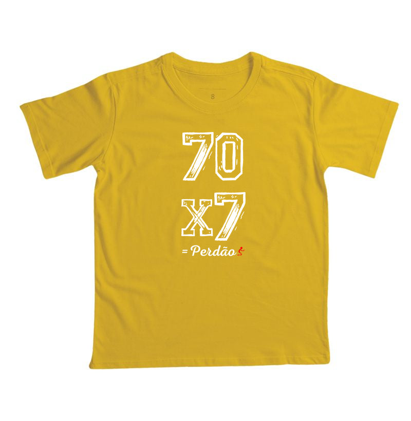 Camiseta Infantil | Perdão 70x7