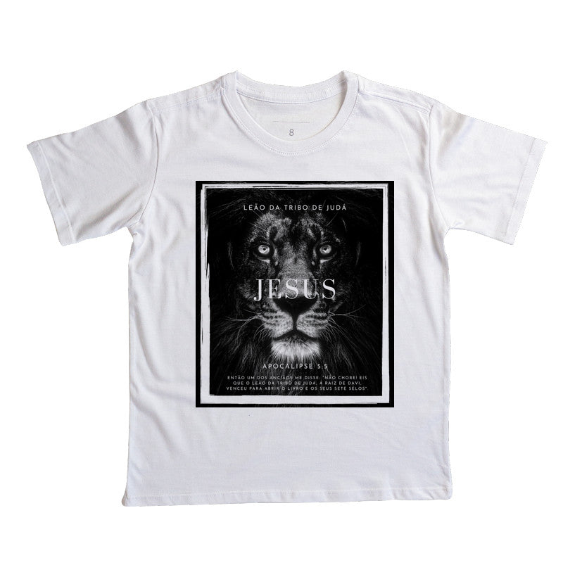 Camiseta Infantil | Leão Da Tribo De Judá