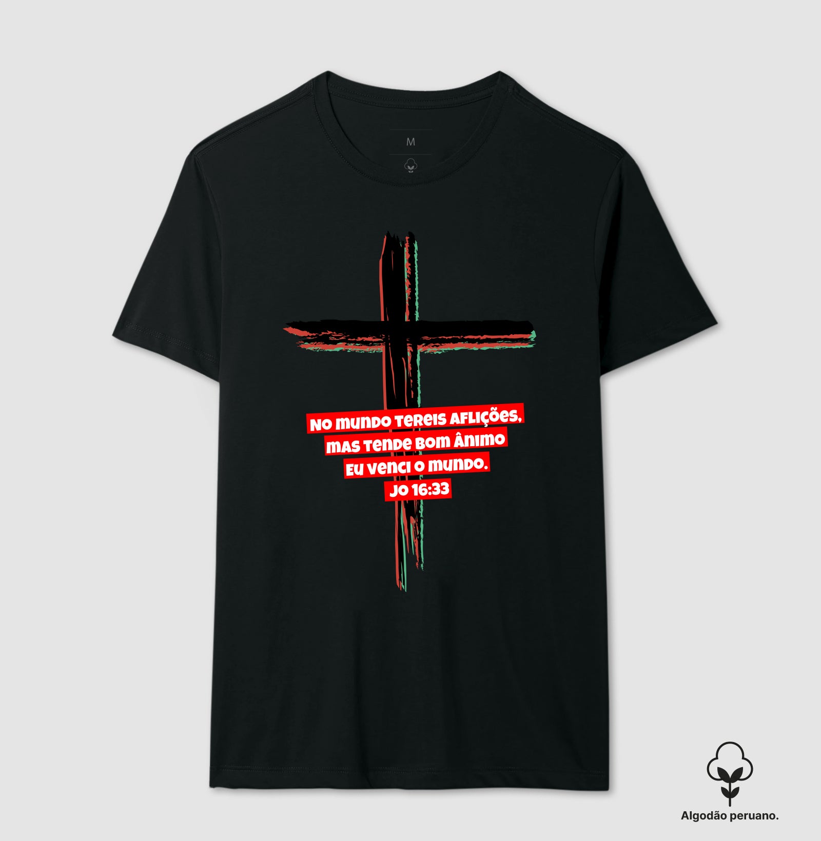 Camiseta Masculina Peruana | A mensagem da Cruz