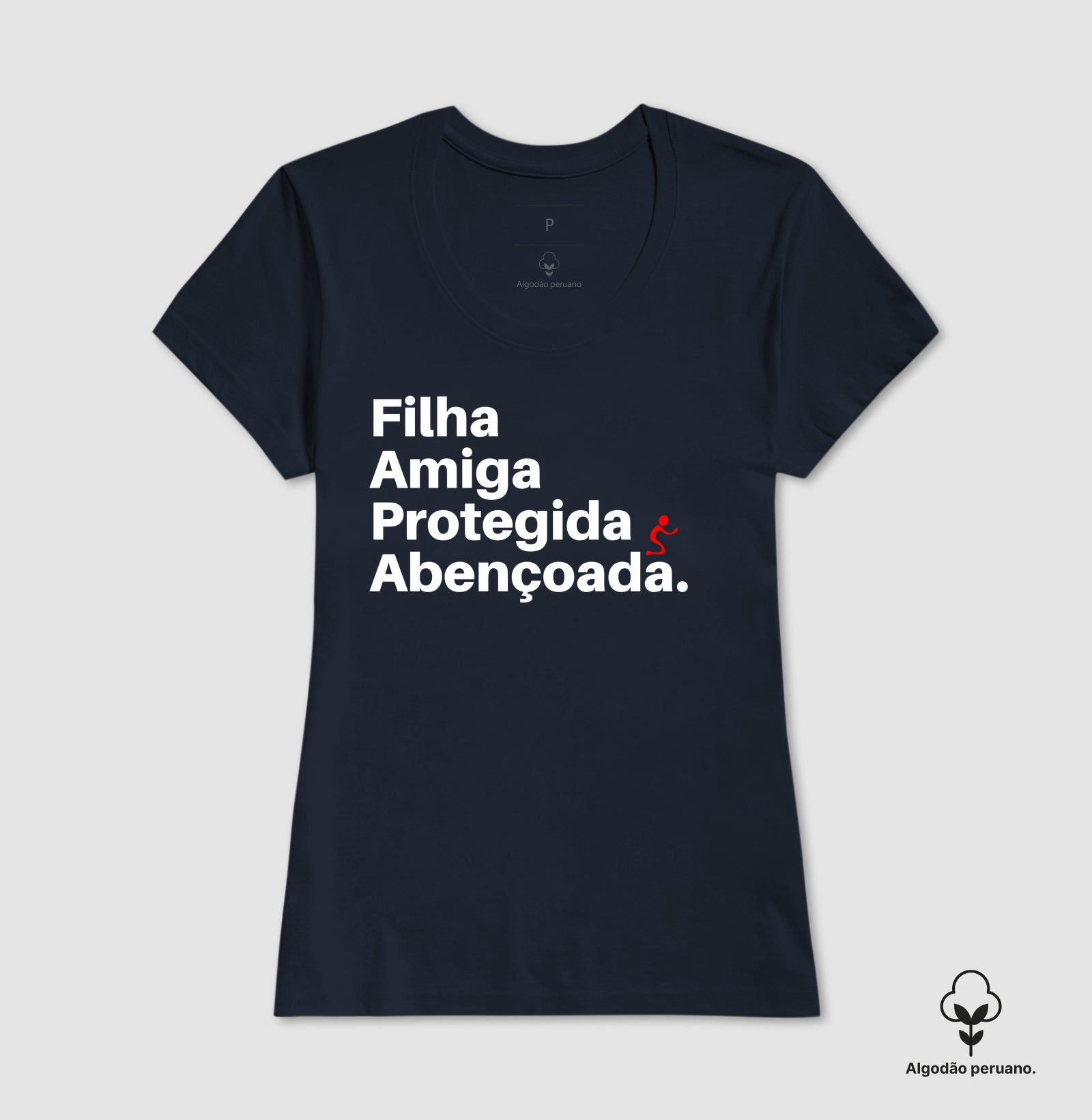 Camiseta Feminina Peruana | Abençoada