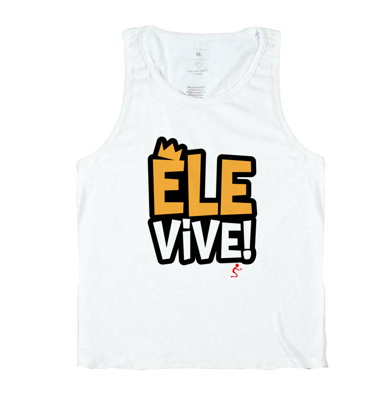 Camiseta Regata | Ele vive