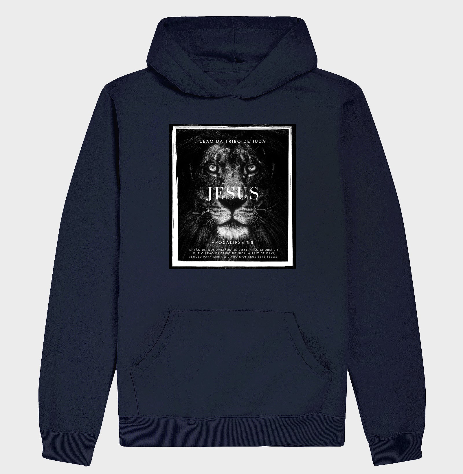 Moletom Com Capuz | Leão Da Tribo De Judá