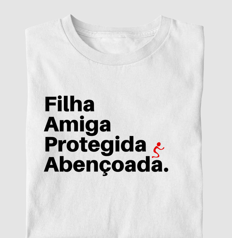 Camiseta Infantil | Abençoada