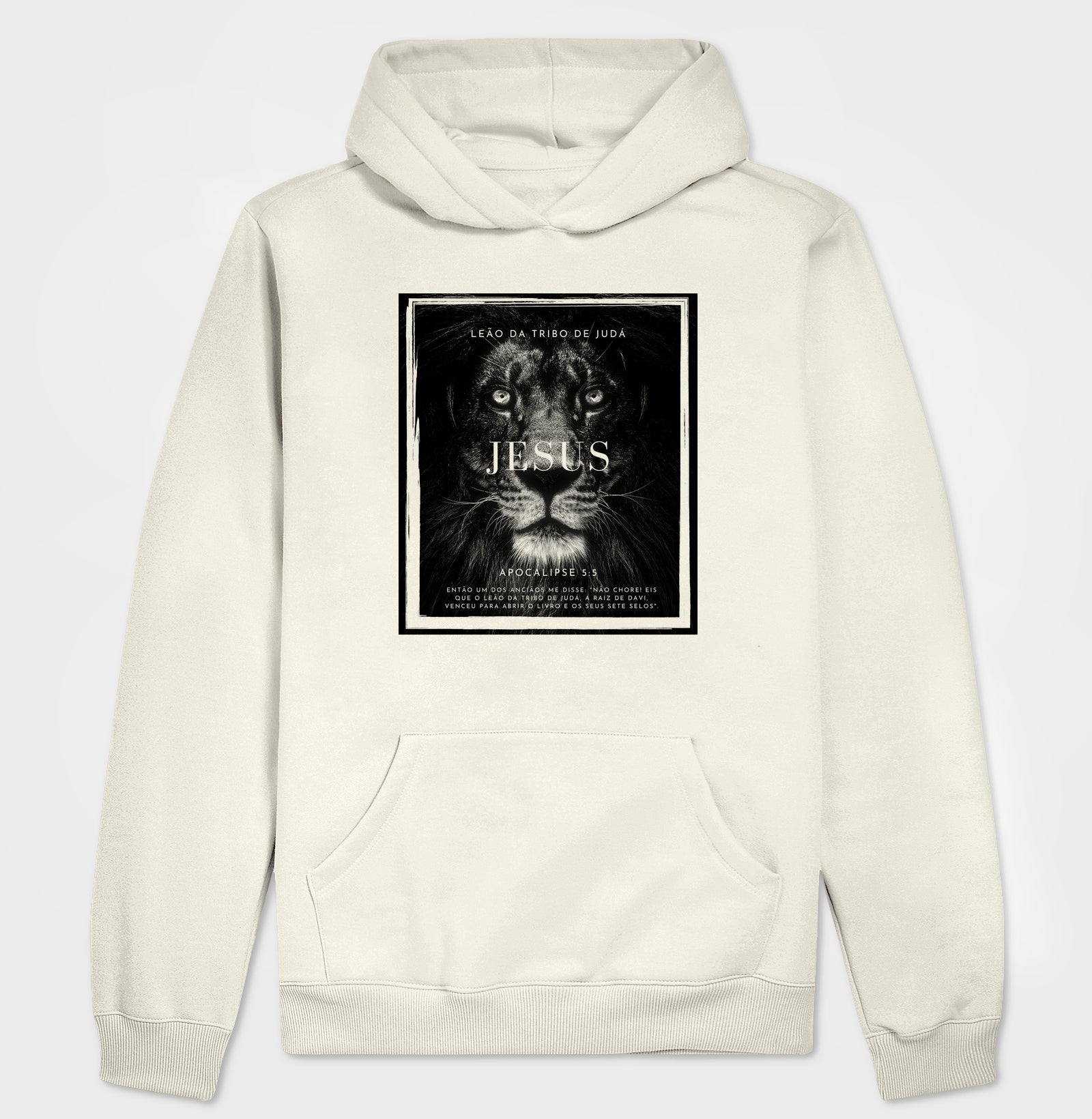 Moletom Com Capuz | Leão Da Tribo De Judá