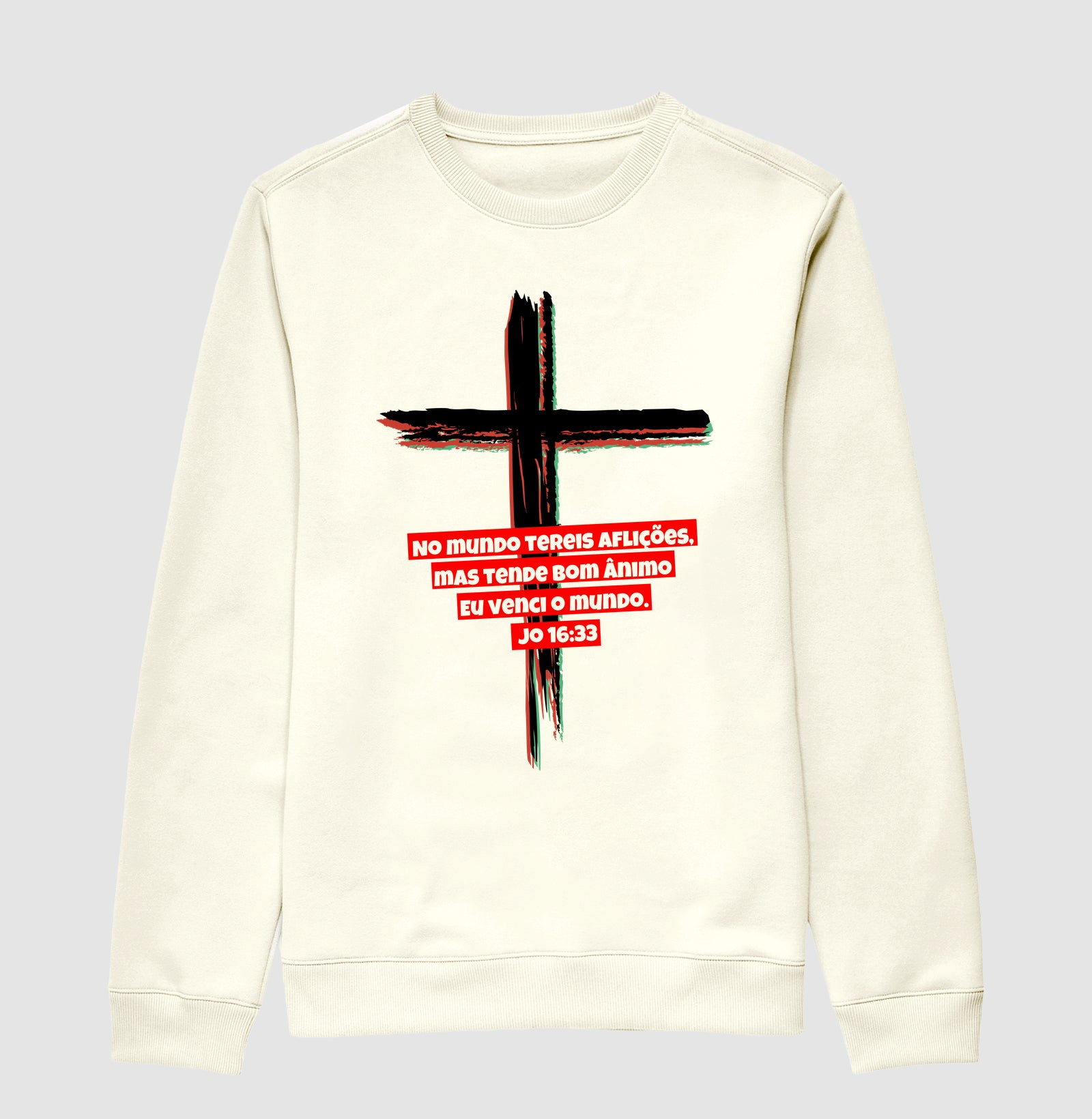Moletom Sem Capuz | A mensagem da Cruz
