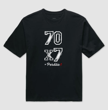 Camiseta Oversized | Perdão 70x7