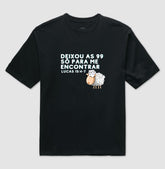 Camiseta Oversized | As 99 Ovelhas