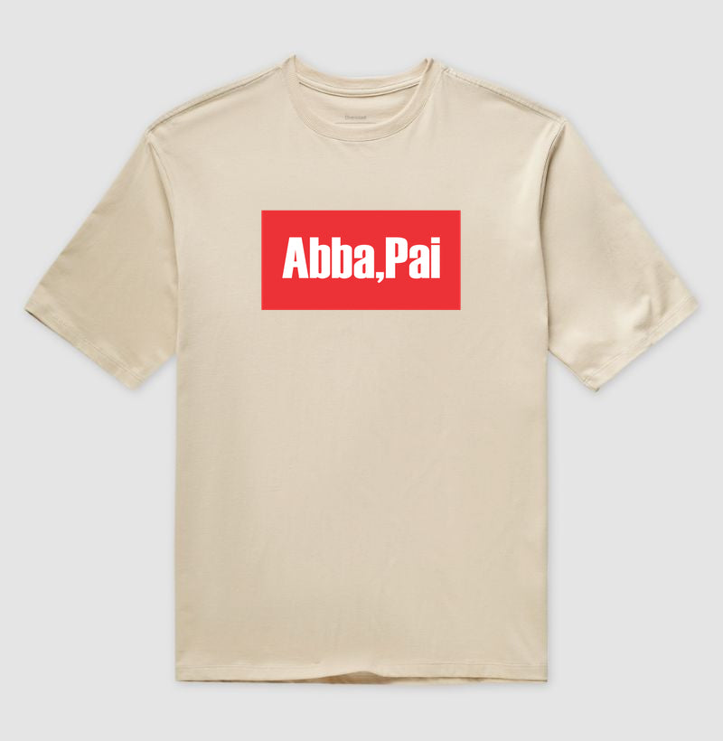Camiseta Oversized | Abba, Pai
