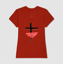 Camiseta Feminina | A mensagem da Cruz