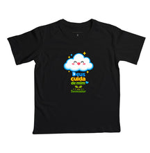 Camiseta Infantil | Deus cuida de Mim