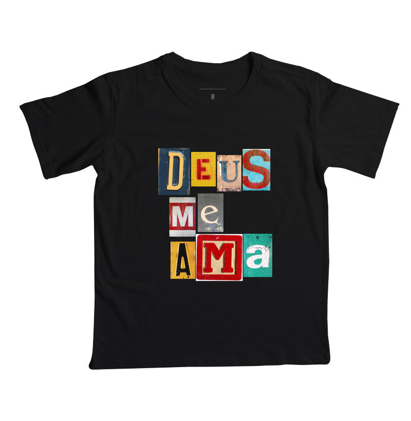 Camiseta Infantil | Deus Me Ama